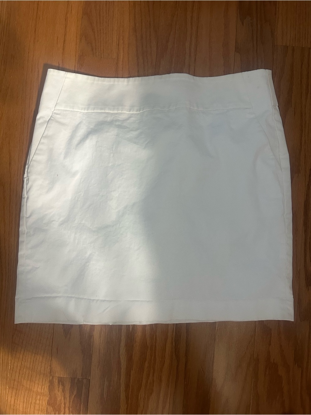 Ann Taylor White Mini Skirt